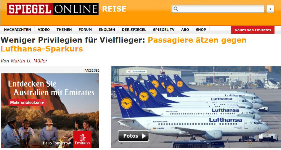 Lufthansa: Protestwelle wegen praktizierter Kundenverachtung