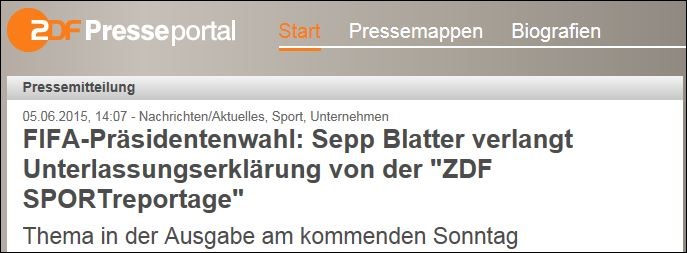 ZDF Blatter