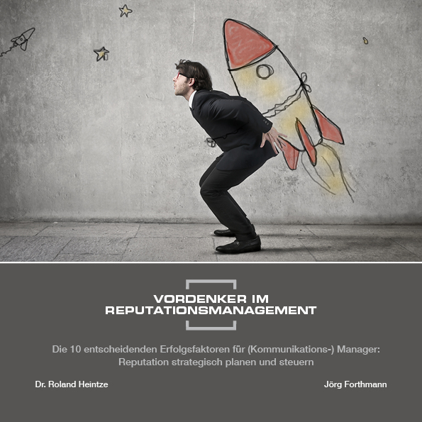Titelbild Buch "Vordenker im Reputationsmanagement"