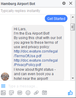 Airport Bot Privacy